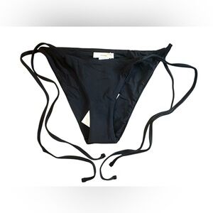 Eberjey Black Bikini Bottom with Side Ties
